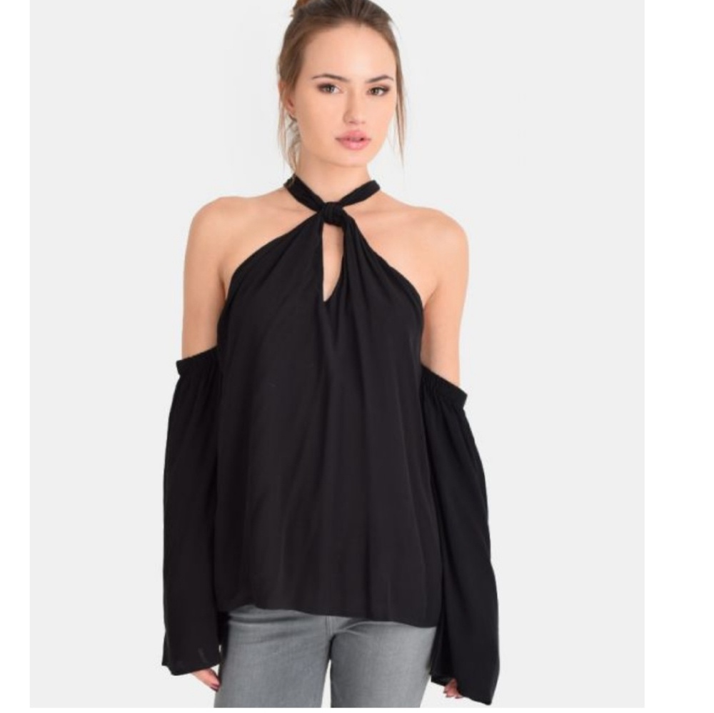 Minkpink High Roller Shoulder top